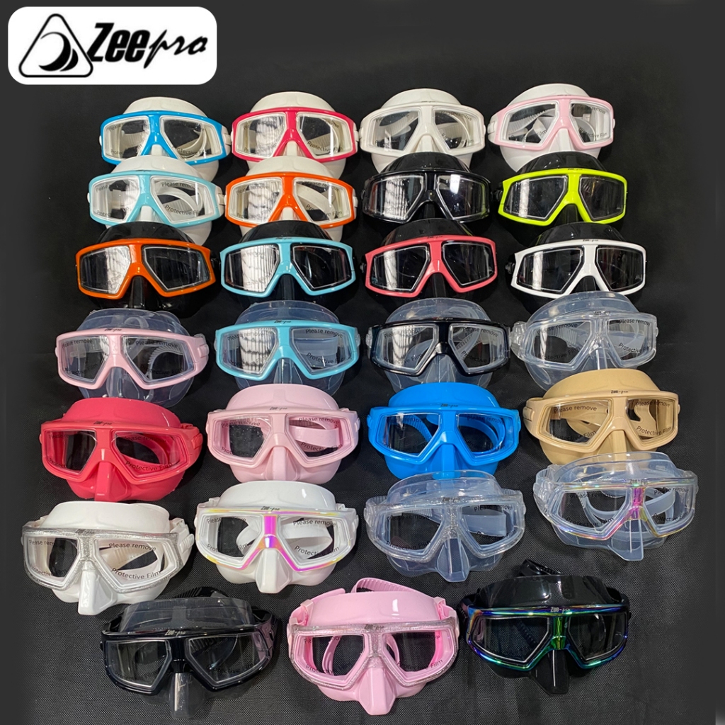 Jual Mask Zeepro Sphero Apnea Low Volume Kacamata Freedive Spearfishing ...