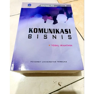 ( OBRAL BUKU ORIGINAL ) BUKU UT / KOMUNIKASI BISNIS / KULIAH / UNIVERSITAS / PENDIDIKAN / PENDIDIKAN TINGGI / PENDIDIKAN GURU / BEST SELLER /