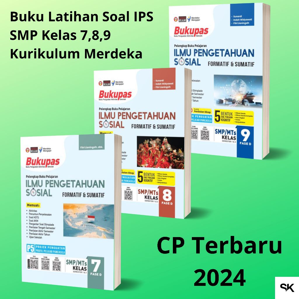 Jual Bukupas IPS/Ilmu Pengetahuan Sosial SMP/MTs Kelas 7/8/9 Ringkasan ...