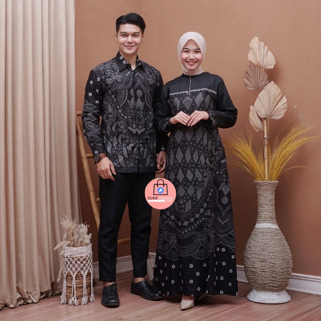 Jual Batik Couple Pasangan Batik Couple Suami Istri Batik Couple Batik ...