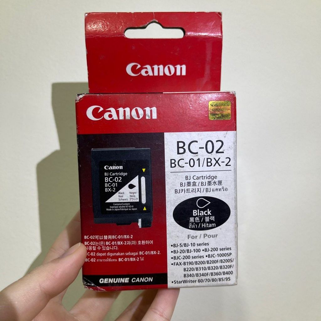 Cartucho De Fax Canon BX-2/0882A002 Negro - Compatible Con Faxes Canon, Tóner Original