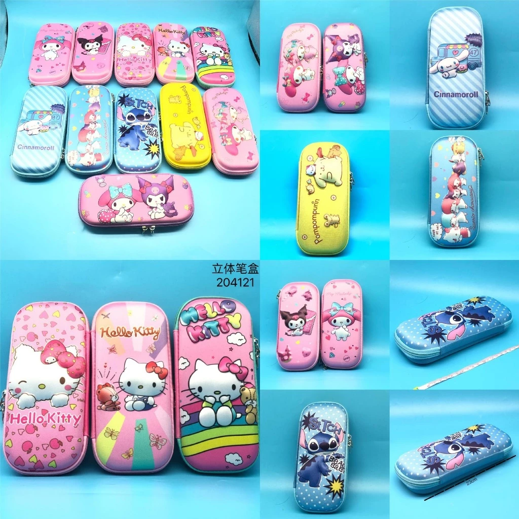 Kotak Pensil Anak Tempat Pensil Model Dompet Resleting 3D Waterproof - Alat Tulis Sekolah | AutoStock