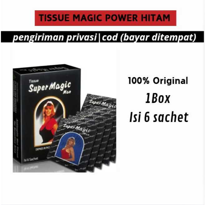 Jual Tissue Magic Power Tisu Power Magic Classic 1kotak isi 6 Sachet ...