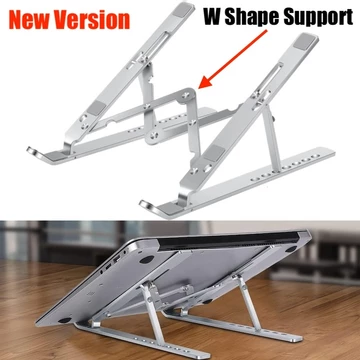 Premium Aluminum Alloy Holder Laptop Stand Adjustable Dudukan Lipat