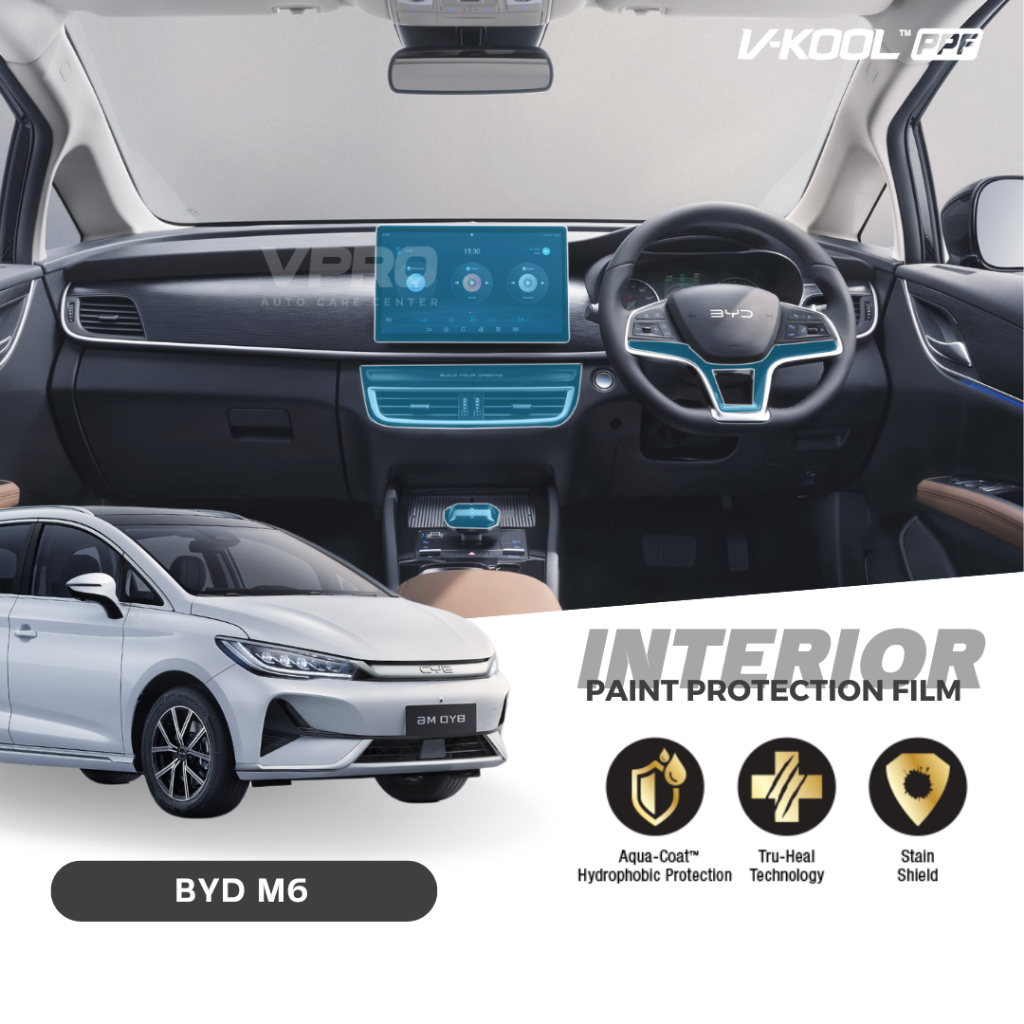 Jual VKOOL PPF Interior Protector Mobil BYD M6 - PANEL / Anti Gores ...