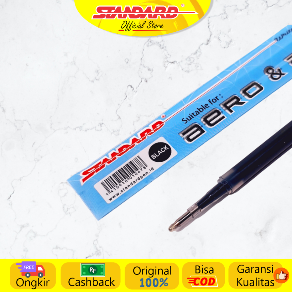 Standard - Refill Pulpen Aero 0.5 Gel ( Isi Pulpen / Pena / Ballpoint ) (6)