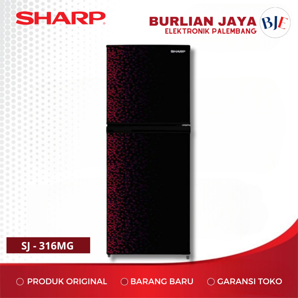 Jual KULKAS 2 PINTU SHARP SJ-316MG KULKAS 2 PINTU PALEMBANG | Shopee