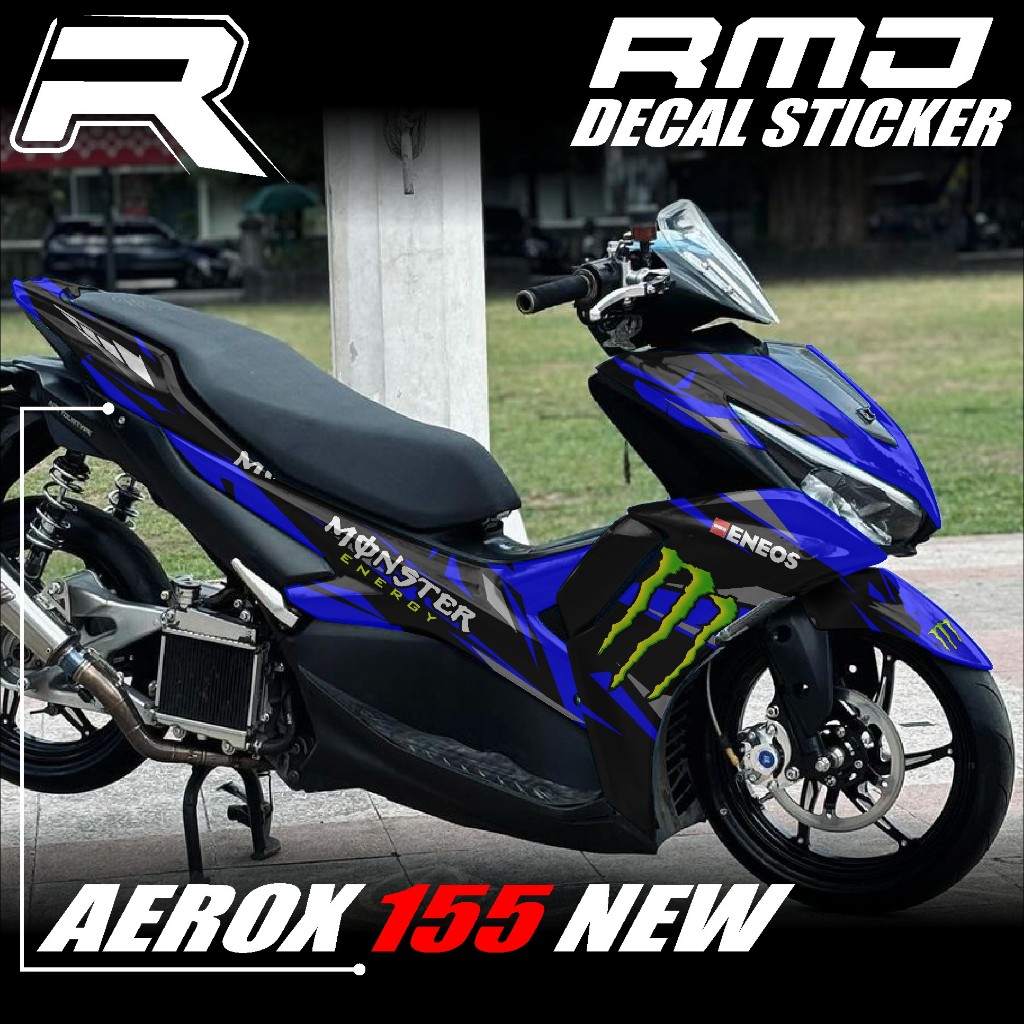 Jual Decal Sticker AEROX 155 New Connected Full Body - Stiker Striping ...