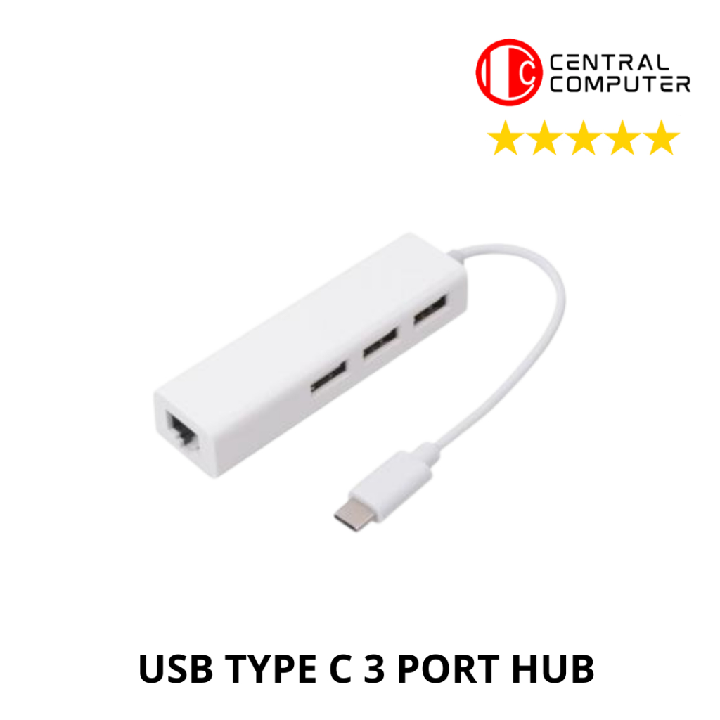 Jual USB Type-C LAN Adapter 3 Port | Shopee Indonesia