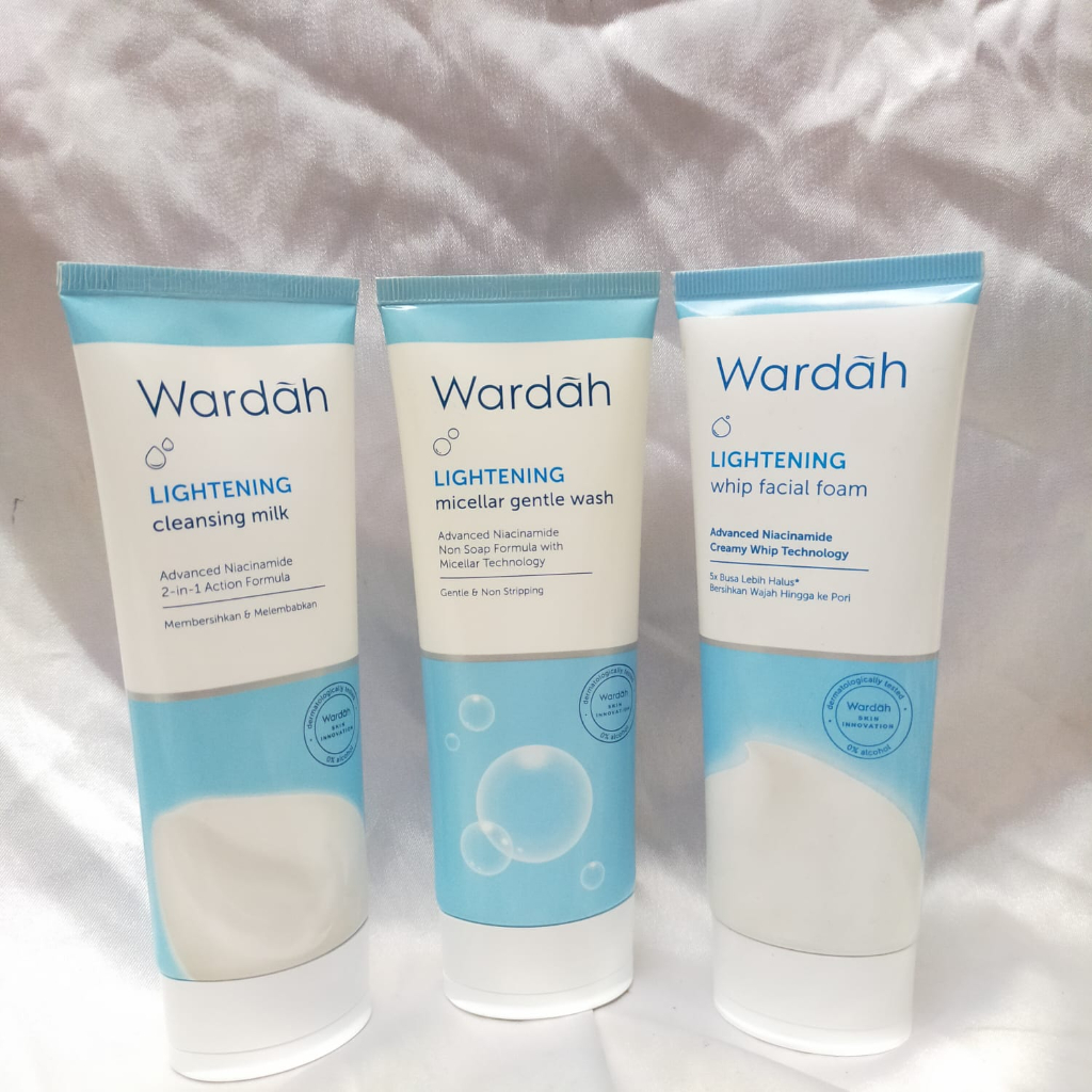 Jual [ 100ml ] WARDAH LIGHTENING WHIP FACIAL FOAM/ CLEANSING MILK