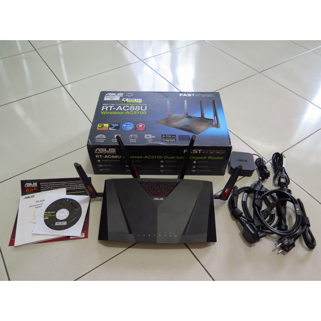 Jual Asus RT-AC88U Dual Band AC3100 Wireless Gaming Router | Shopee ...