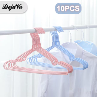 Dejavu 10pcs Gantungan Hanger Baju Stainlees Steel Lemari Gantung Pakaian Jemuran Anti Karat HRH750