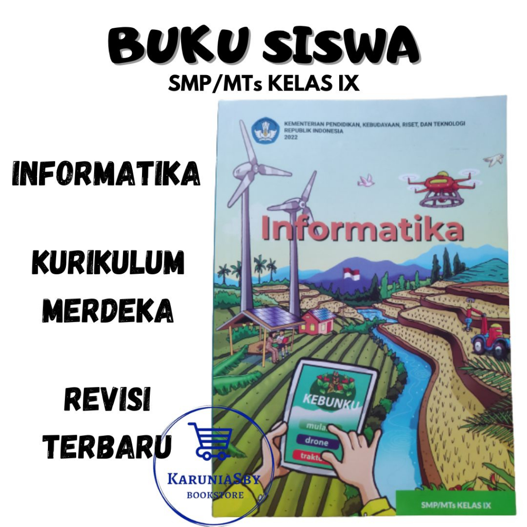 Jual Buku INFORMATIKA SMP/MTS Kelas 9 Kurikulum Merdeka Sekolah ...