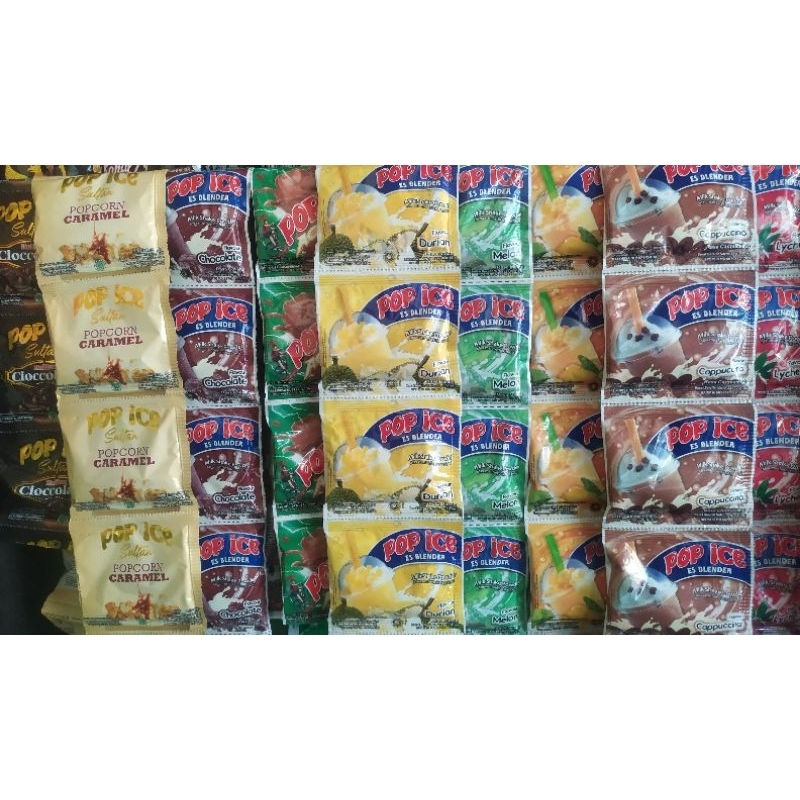 Jual Pop Ice Renceng All Varian Rasa Isi 10 Sachet Shopee Indonesia