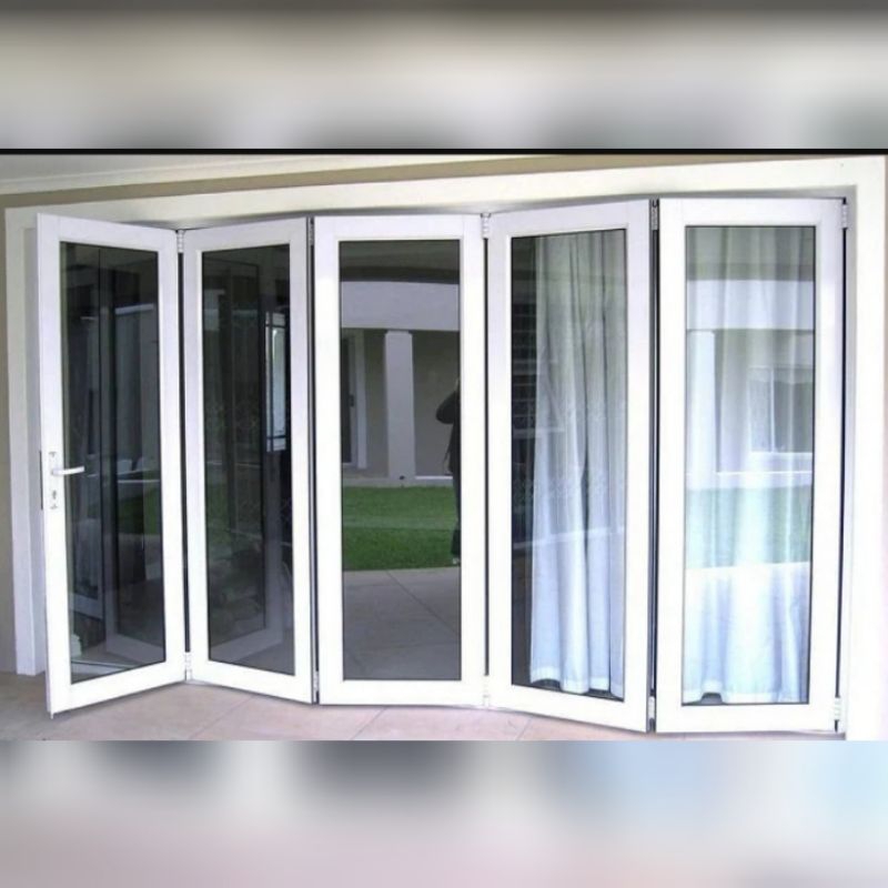 Jual jendela pintu lipat aluminium merek alesindo | Shopee Indonesia