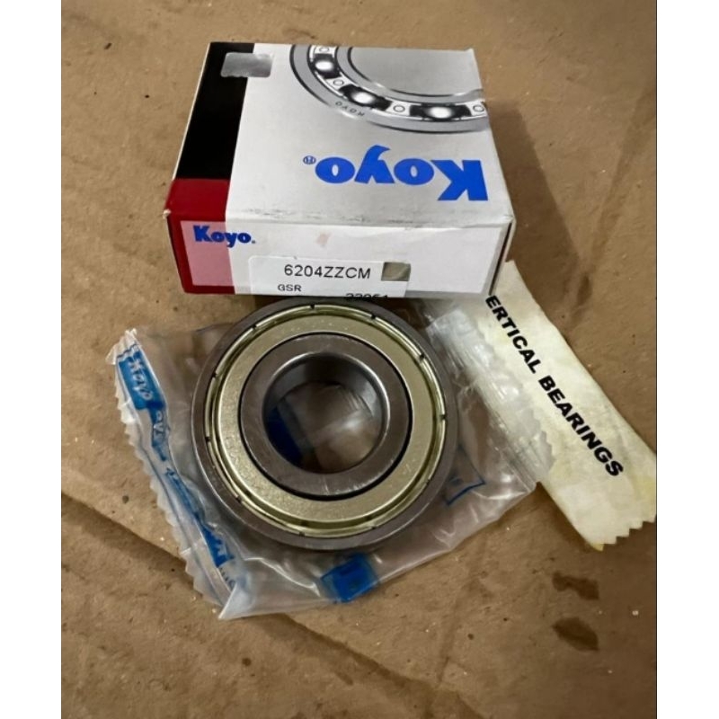 Jual BALL BEARING 6204 ZZ KOYO 6204ZZ 20mm x 47mm x 14mm Shopee Indonesia