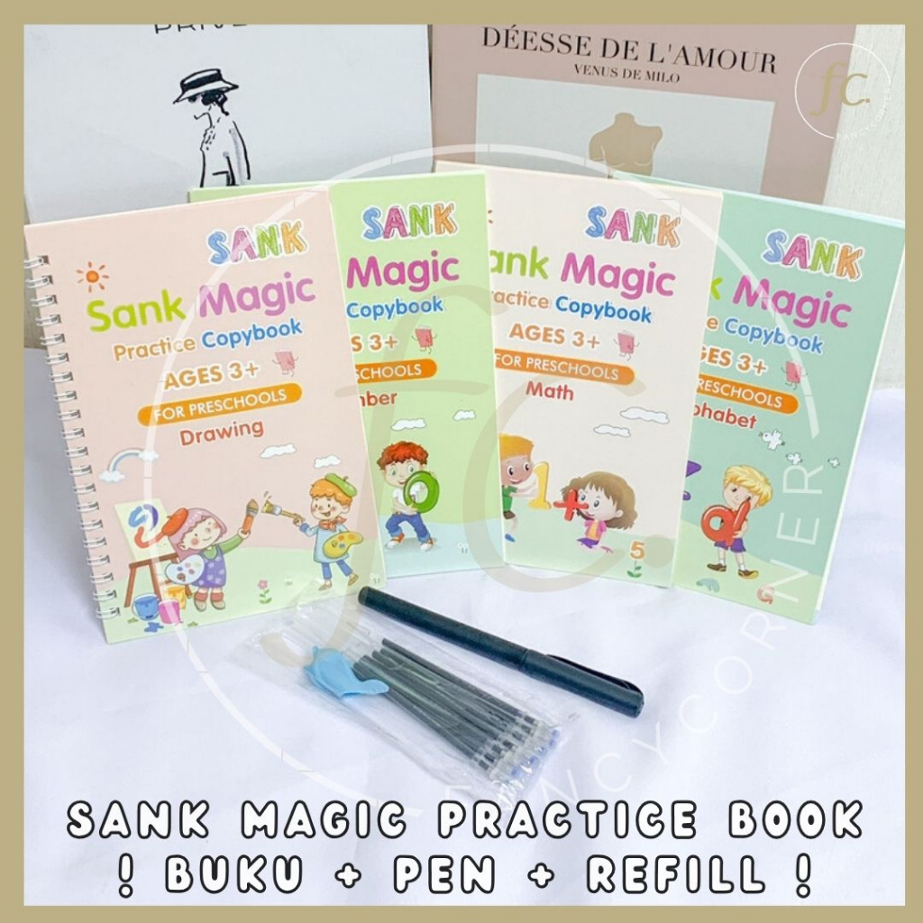 Jual Paket Lengkap Buku Ajaib Belajar Menulis Anak / Latihan Menghitung ...