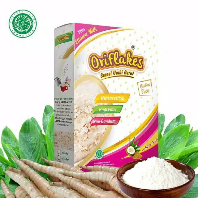 Jual Oriflakes Gastro Sereal Umbi Garut Solusi Asam Lambung Dan Maag Shopee Indonesia 0266