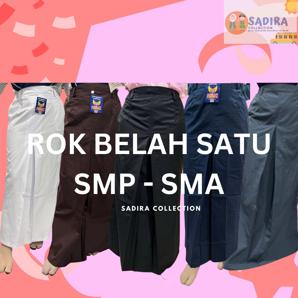 Jual ROK SMP, SMA, PRAMUKA, HITAM, PUTIH BELAH SATU BELAH dua TENGAH ...