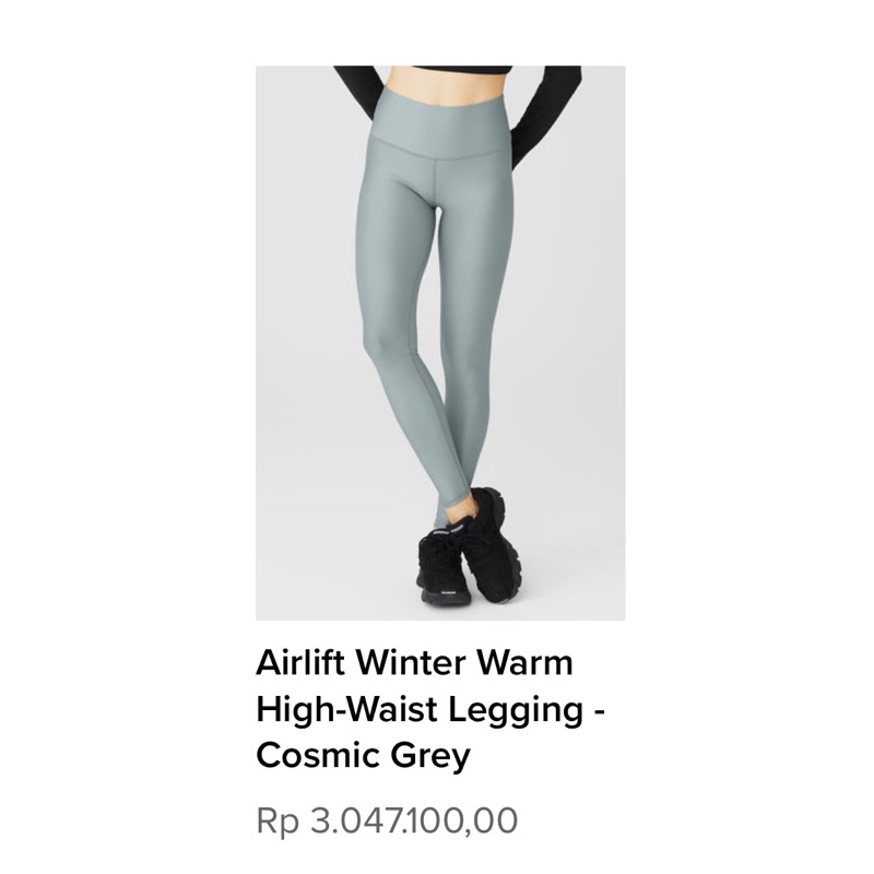 Jual Aloyoga Alo Yoga Airlift Cosmic Grey | Shopee Indonesia