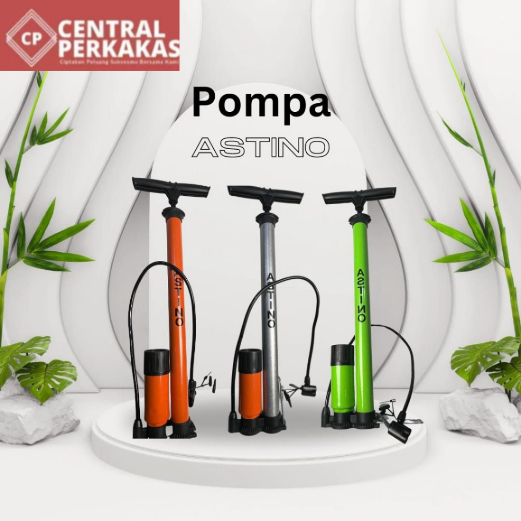 Jual Pompa Ban Tabung Meter Sepeda, Motor, Mobil, Bola Manual Murah ...