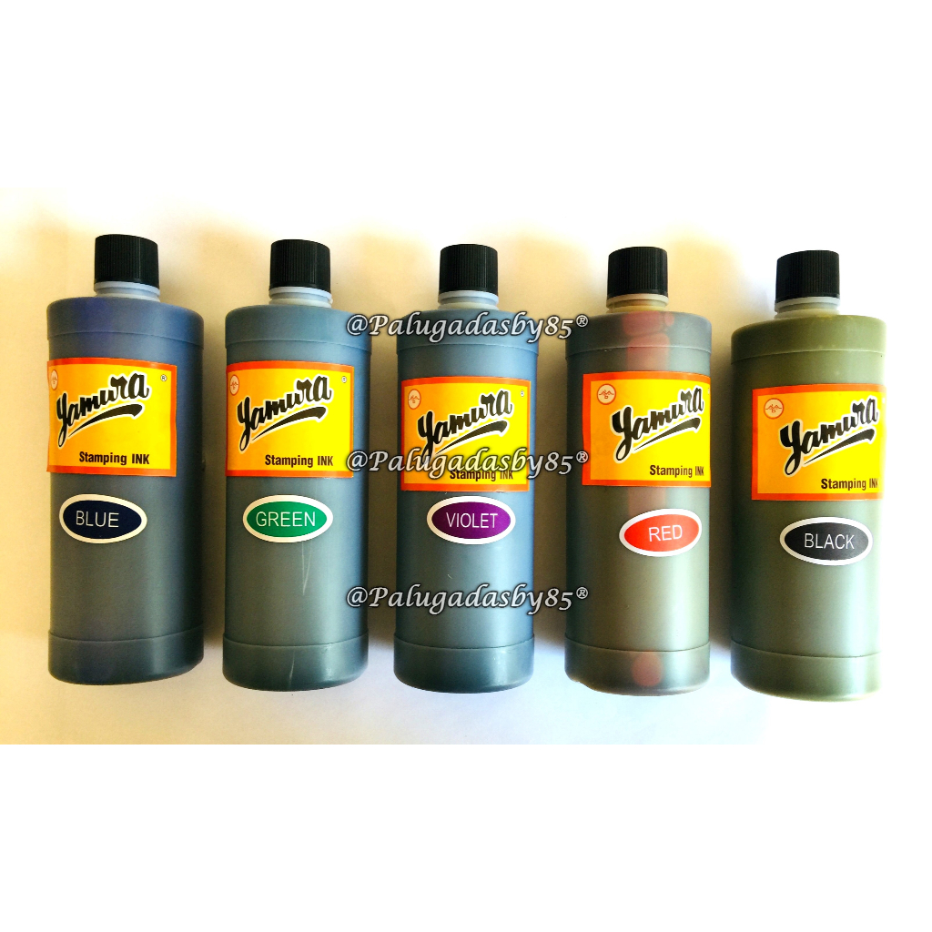 Jual (1 Botol) YAMURA Stamp Pad Ink 500 ml / Stamp Pad Ink Yamura 500