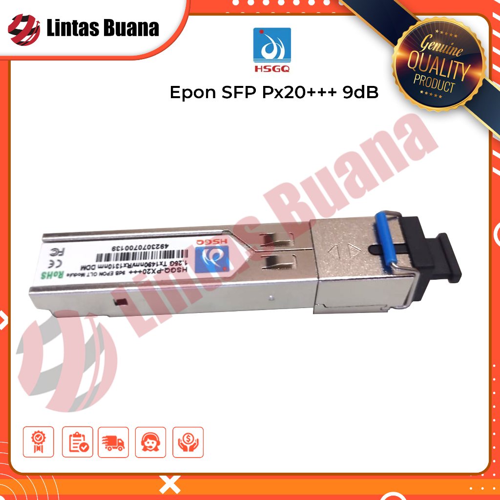 Jual HSGQ SFP PX20+++9db Epon OLT Transceiver HSGQ-Px20+++ 9dBm ...