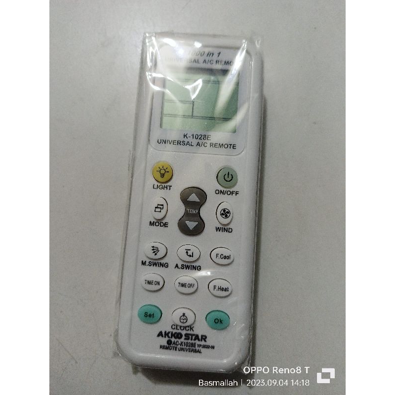 Jual Remot Ac Universal Remote Ac Serba Bisa Segala Merek Akko Star K E Original Shopee