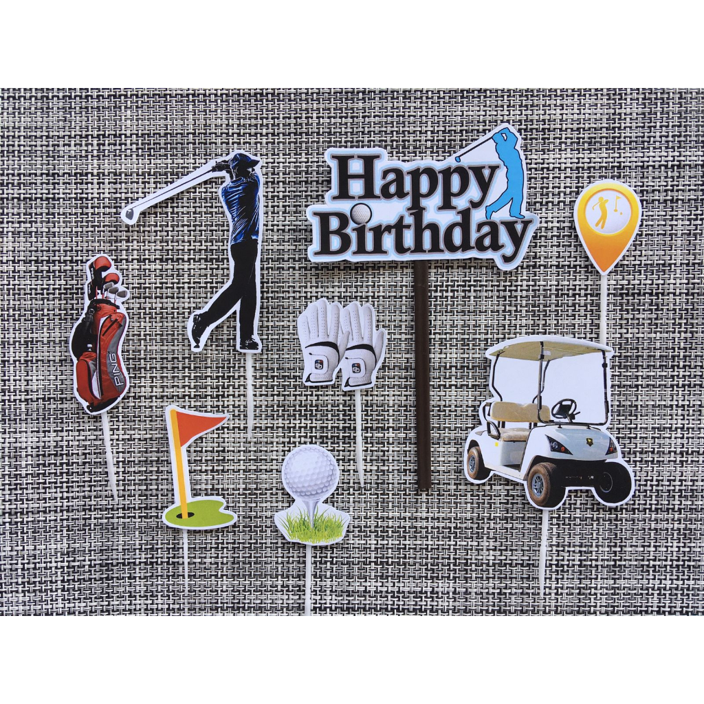 Golf Geburtstagsparty Deko Set – Vormontierte Banner & Wirbel Für Die Perfekte Golf-Themenparty