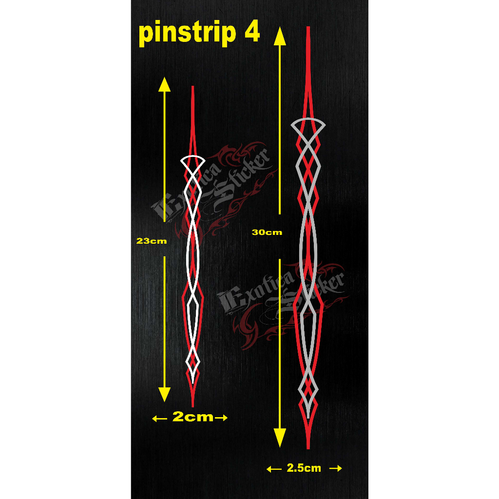 Jual pinstriping 4 lis body motor cutting sticker | Shopee Indonesia