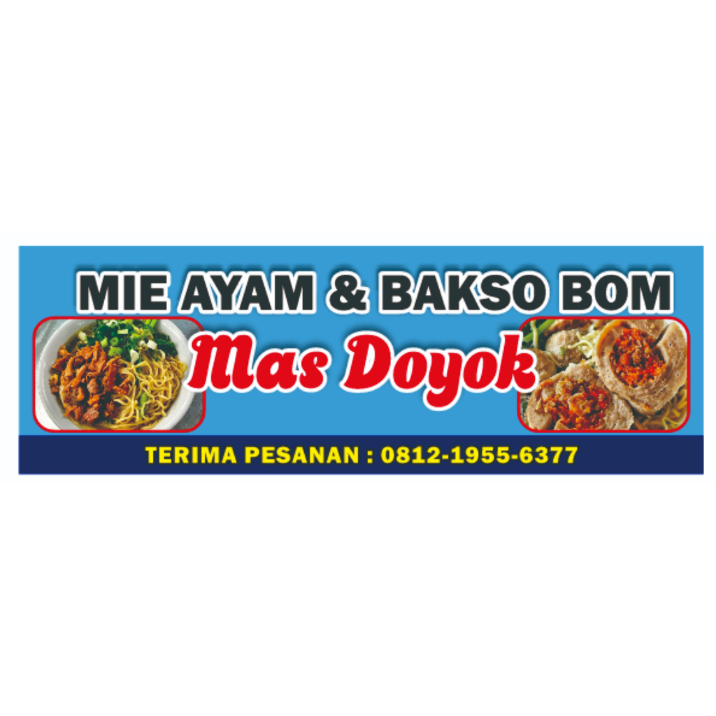 Jual Banner Spanduk Mie Ayam Bakso Shopee Indonesia 3928