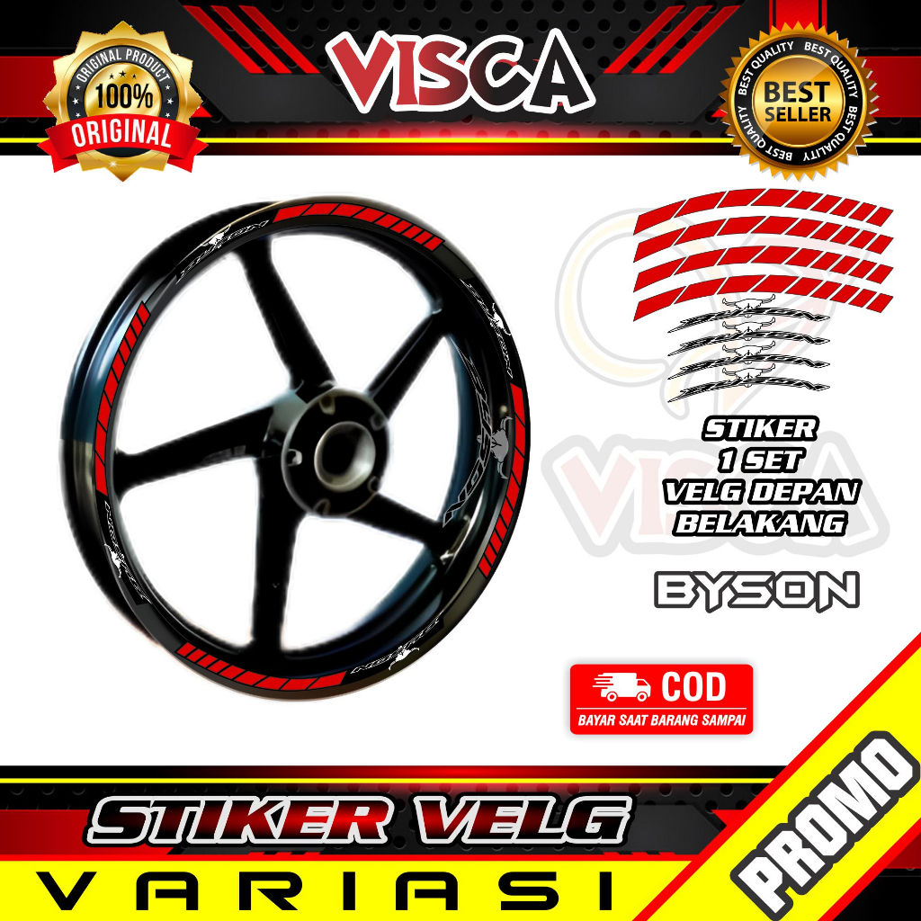 Jual Stiker Velg List Velg Motor Stiker Velg Sticker Velg BYSON ...