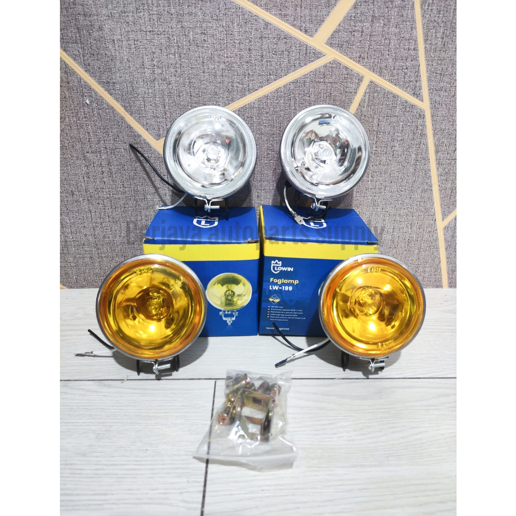 Jual Lampu Kabut Bulat Lampu Sorot Bulat Foglamp Bulat Universal V Motor Mobil Set