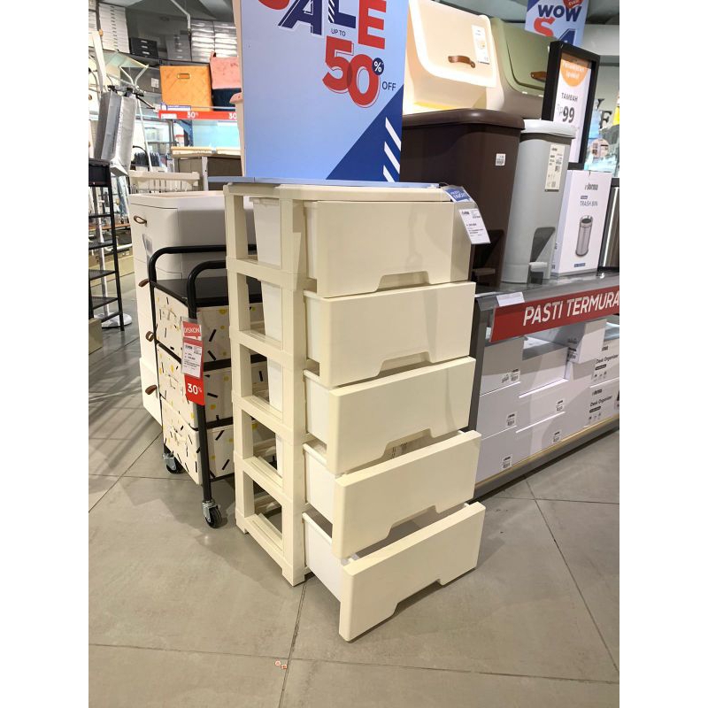 Jual Informa drawer lemari ivy laci penyimpanan 5 tingkat | Shopee ...