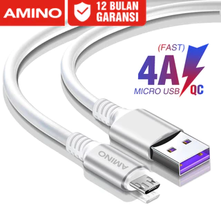 AMINO Kabel Data 4A Micro USB / 4A TYPE C Fast charging Cable QC 3.0 Quick Charge Ori For xiaomi redmi oppo vivo huawei