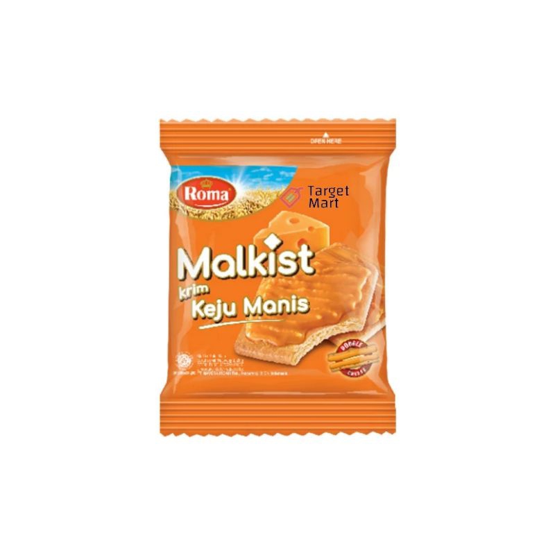 Jual Roma malkis renceng abon, crackers, kopyor, coklat, keju manis