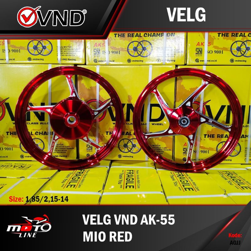 Jual Velg Vnd Racing Ak Mio Sporty Mio Old Mio J Fino X