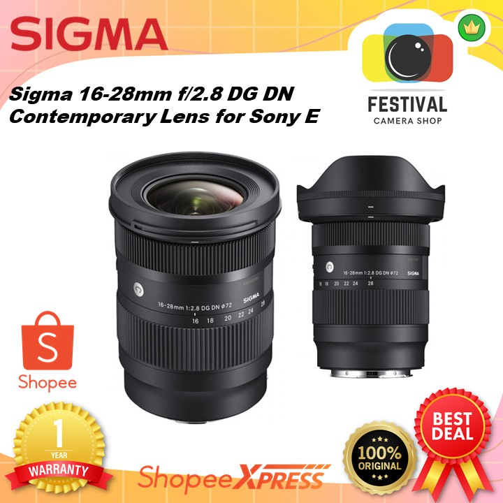 Sigma 16-28mm F/2.8 DG DN Contemporaneo Per Sony E - Obiettivo Zoom Wide Angle - 206965
