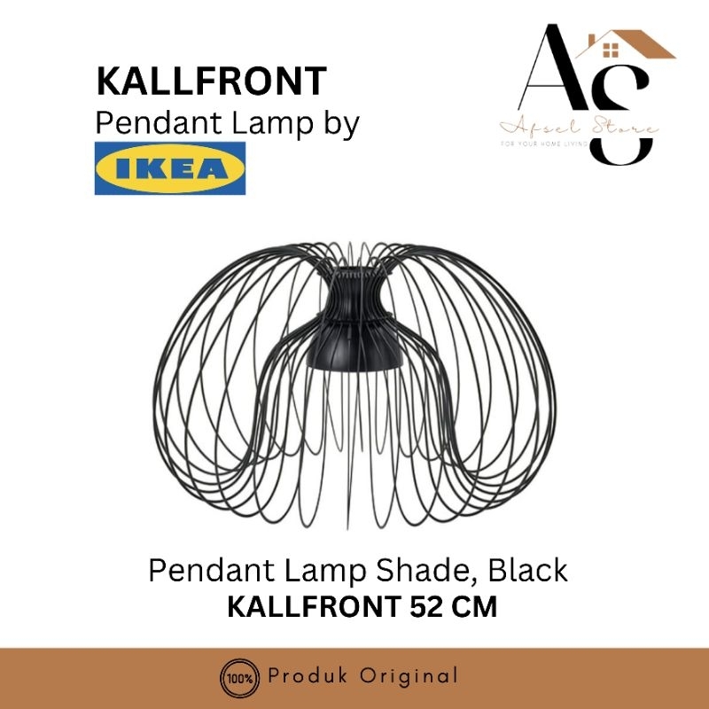 Jual Kallfront Pendant Lamp By Ikea Lampu Gantung By Ikea Kap Lampu Gantung Hitam Ikea