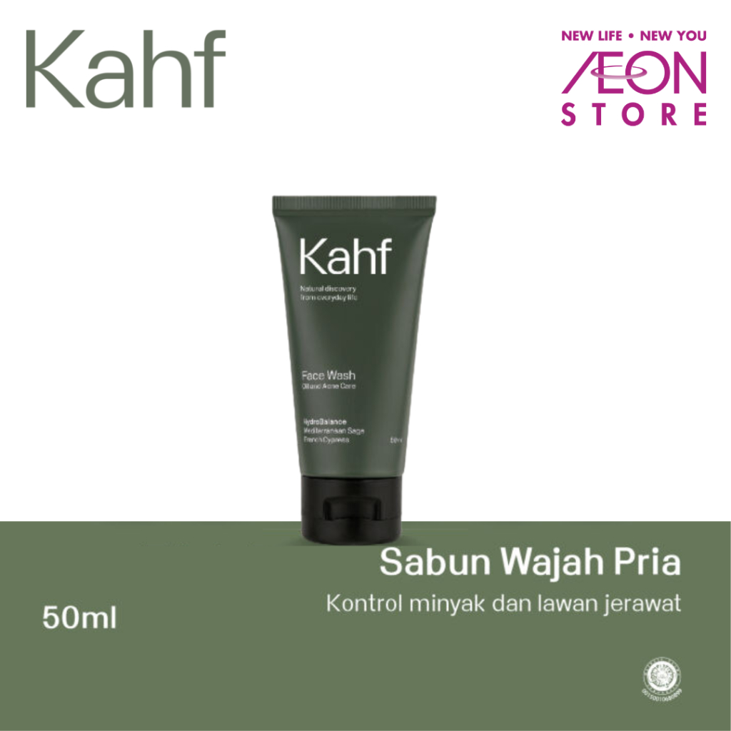 Jual Kahf face wash oil and acne care 50ml Shopee Indonesia