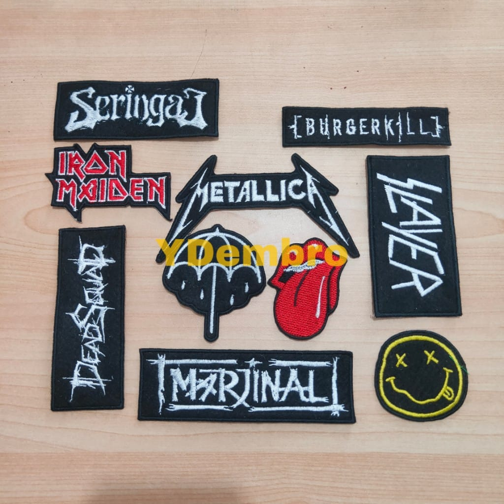 Jual Patch Bet Logo Emblem Bordir Musik Band Underground Motor | Shopee ...