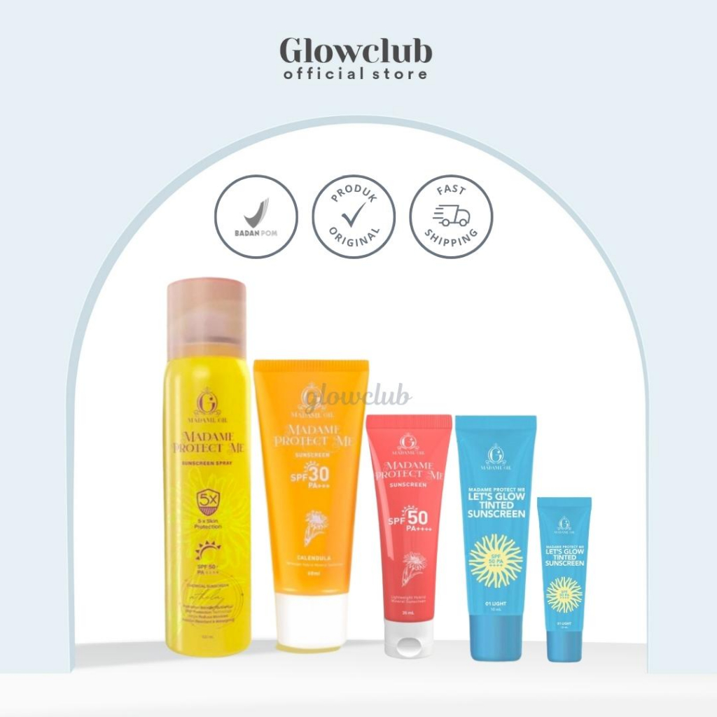 Jual MADAME GIE Madame Protect Me Sunscreen Spray Mist Tinted Sunscreen