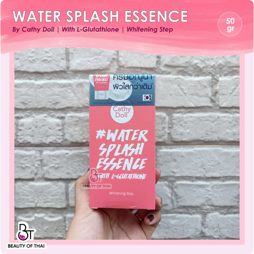 Jual CATHY DOLL WATER SPLASH ESSENCE WITH L GLUTATHIONE 50gr Shopee