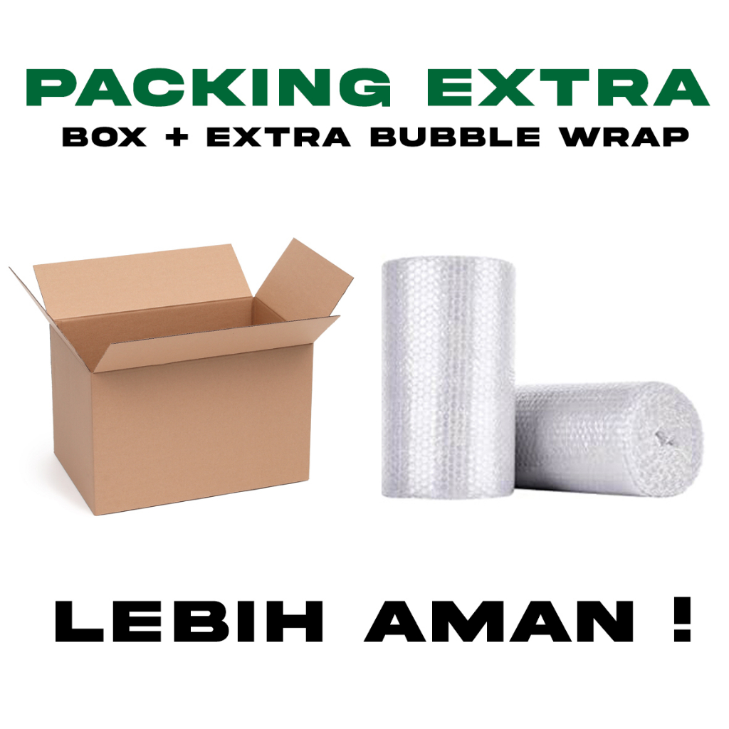 Jual Extra Packing (Box + Bubble Wrap) | Shopee Indonesia