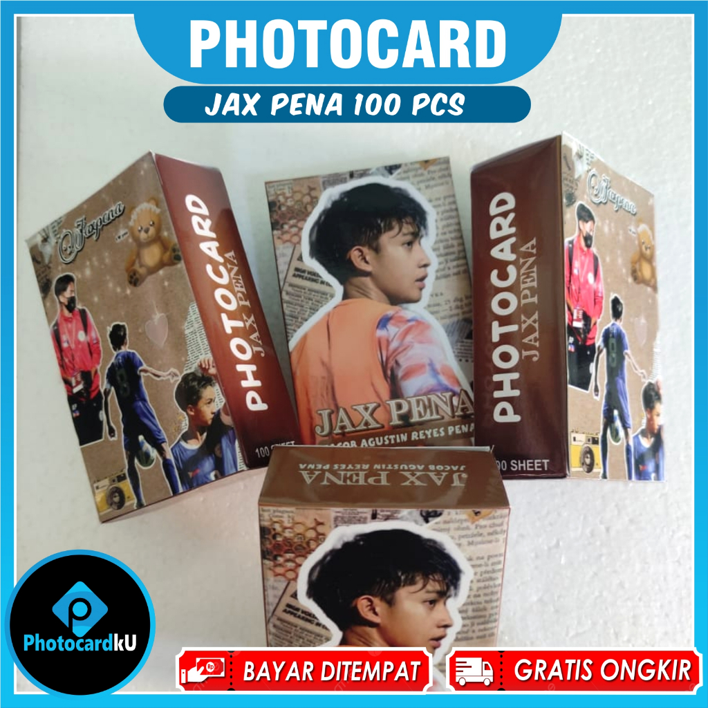 Jual Photocard Jax Pena 100 Pcs Bonus Sticker + Innerslave COD