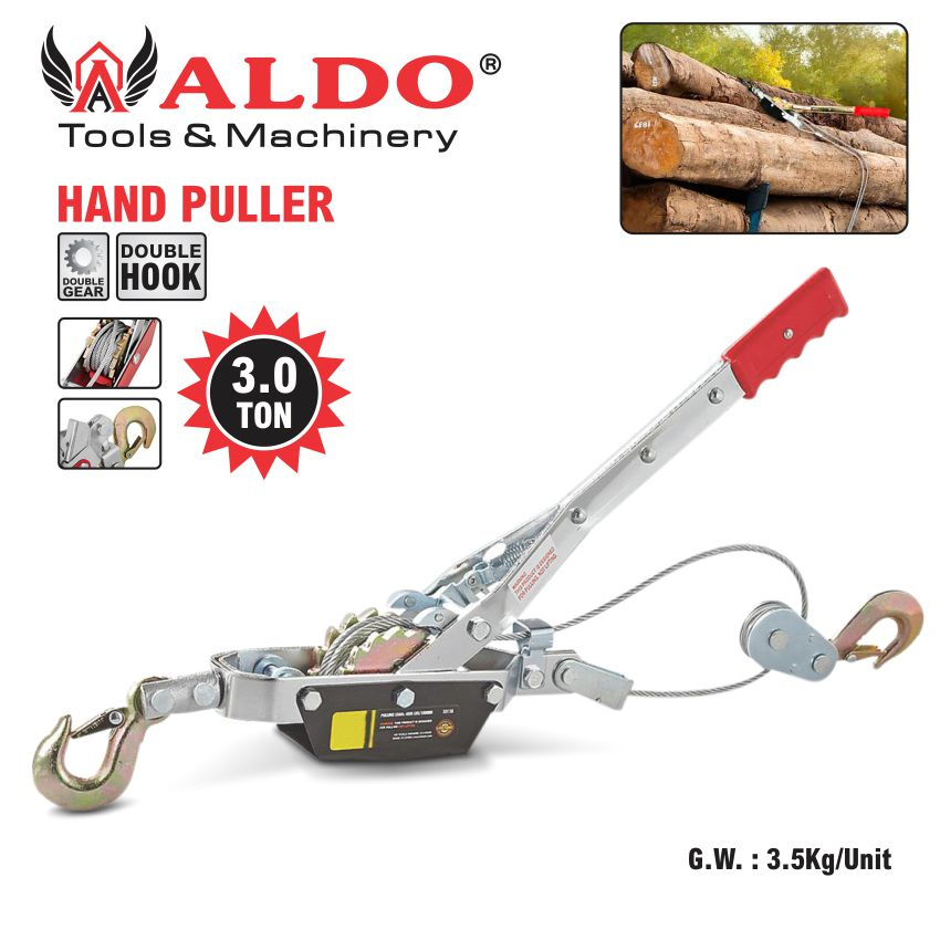 Jual HAND RACHET PULLER / KATROL SLING 3 TON ALDO | Shopee Indonesia