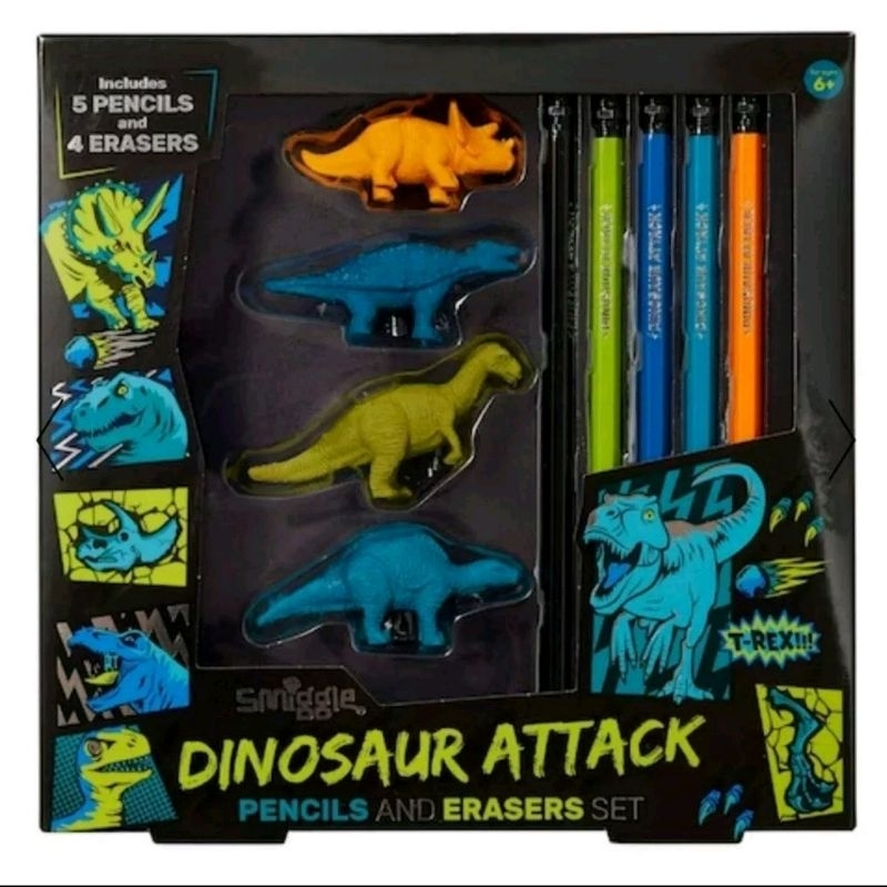 Jual SMIGGLE set scented eraser pencil in the box Shopee Indonesia