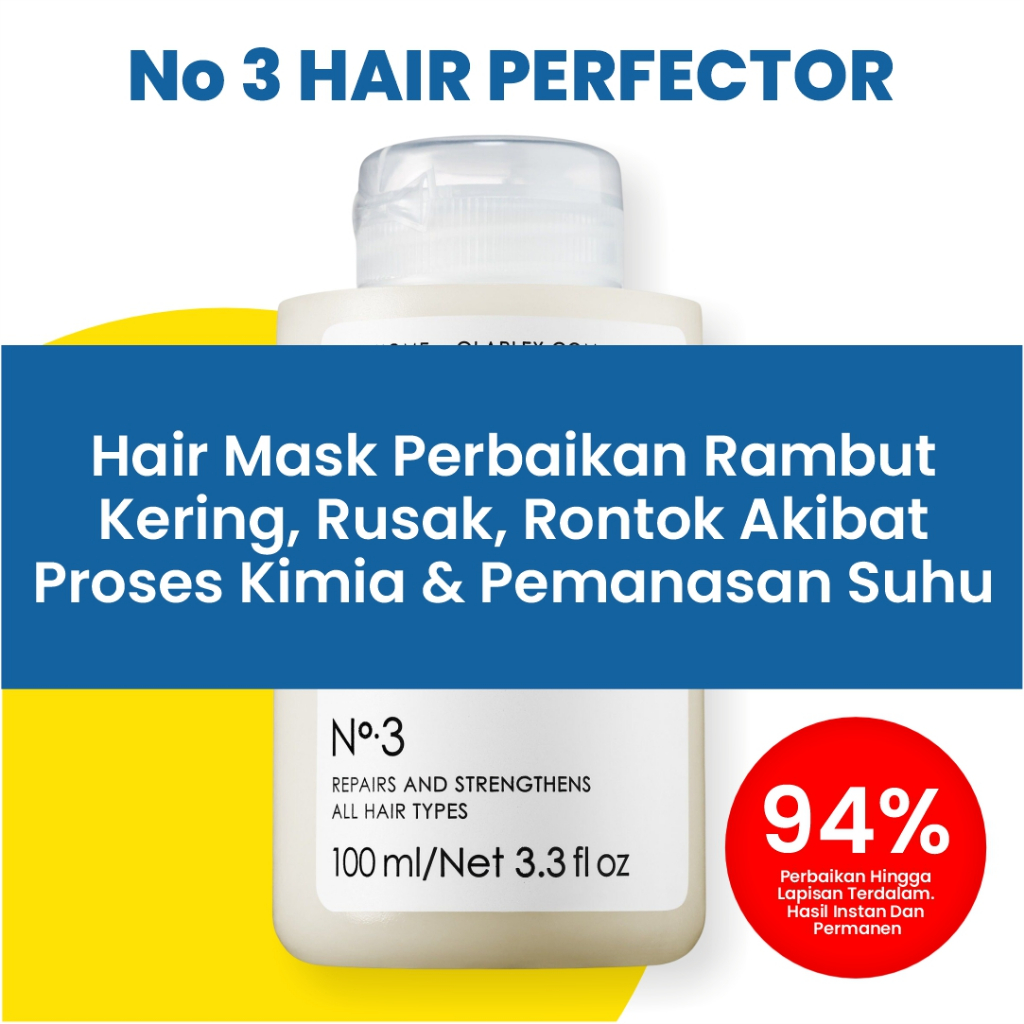 Jual No 3 Hair Mask Perfector | Menguatkan Dan Menebalkan Rambut 20x ...