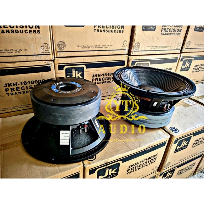 Speaker 18 Inch JK COUSTIC JKH 181800C Tripel Magnet