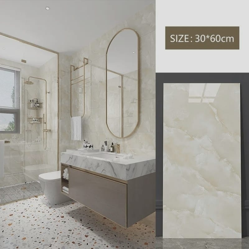 Jual Marmer Vinyl Lantai Stiker Lantai Wallfoam / Marmer Vinyl Lantai